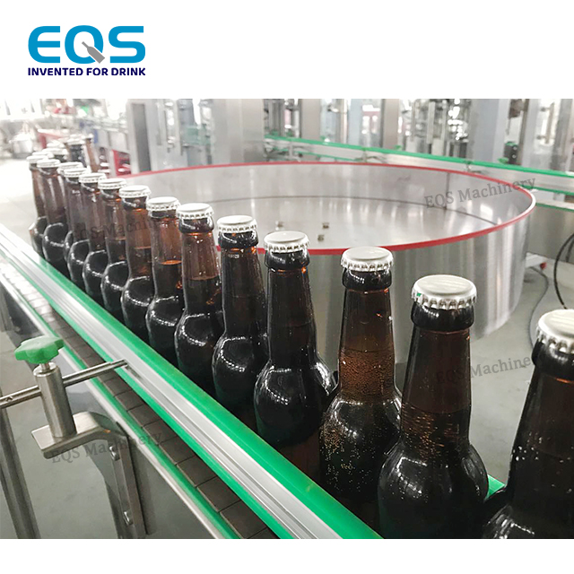 Embotelladora de cerveza de vidrio de planta automática 3 en 1