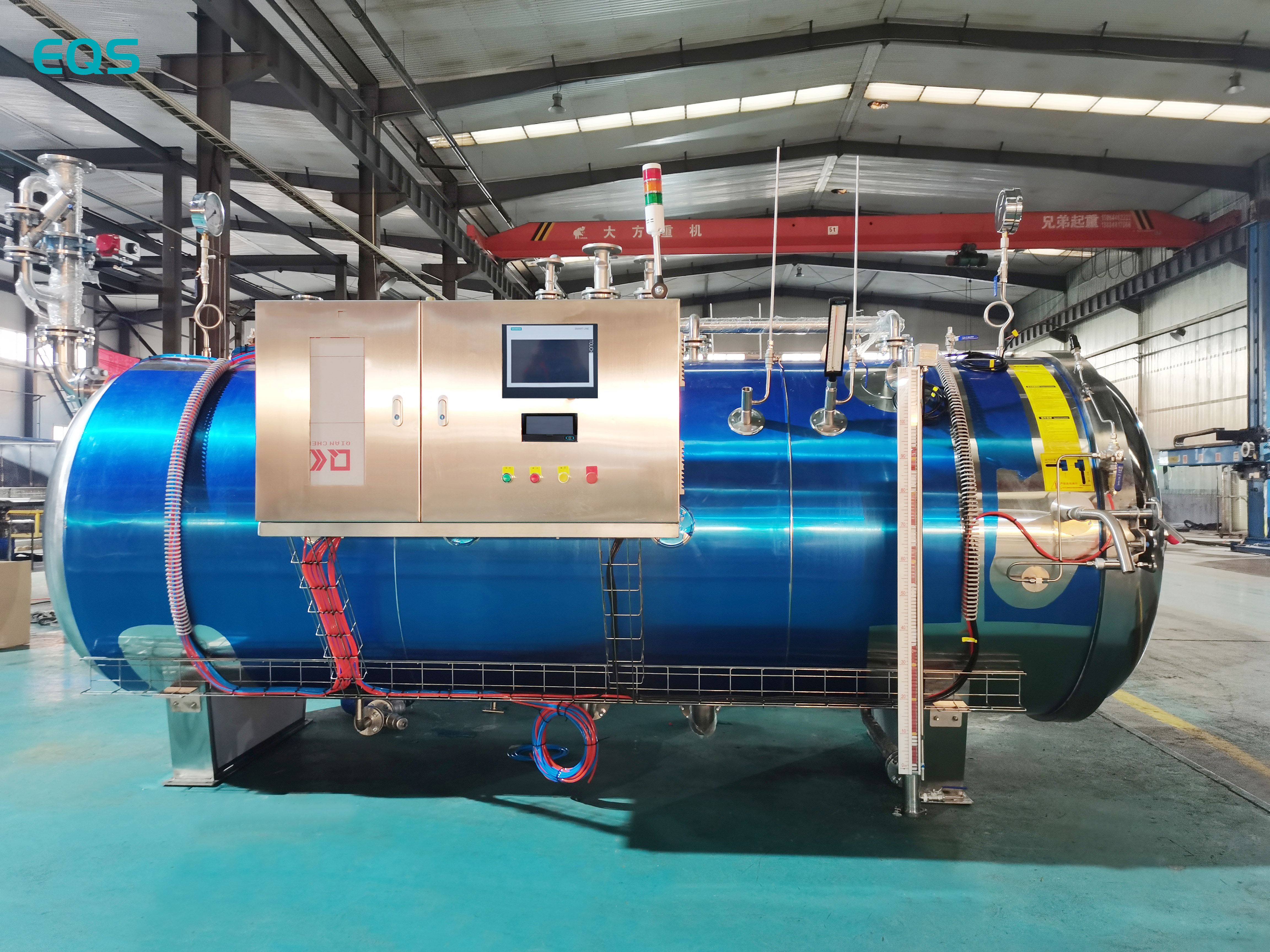 Autoclave de vapor de alta eficacia para alimentos y productos farmacéuticos 