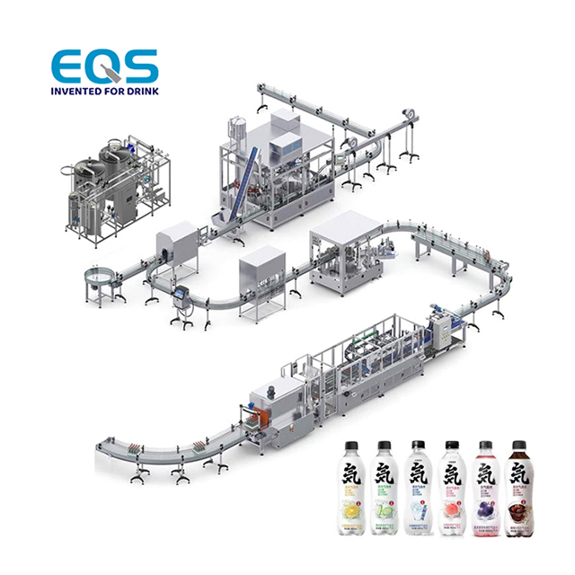 Línea de producción automática de la máquina de refrescos de botellas de plástico de maquinaria de fabricación de refrescos 4000BPH