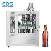 Máquina de embotellado automática de cerveza de alta productividad para llenado de cerveza de botella de vidrio