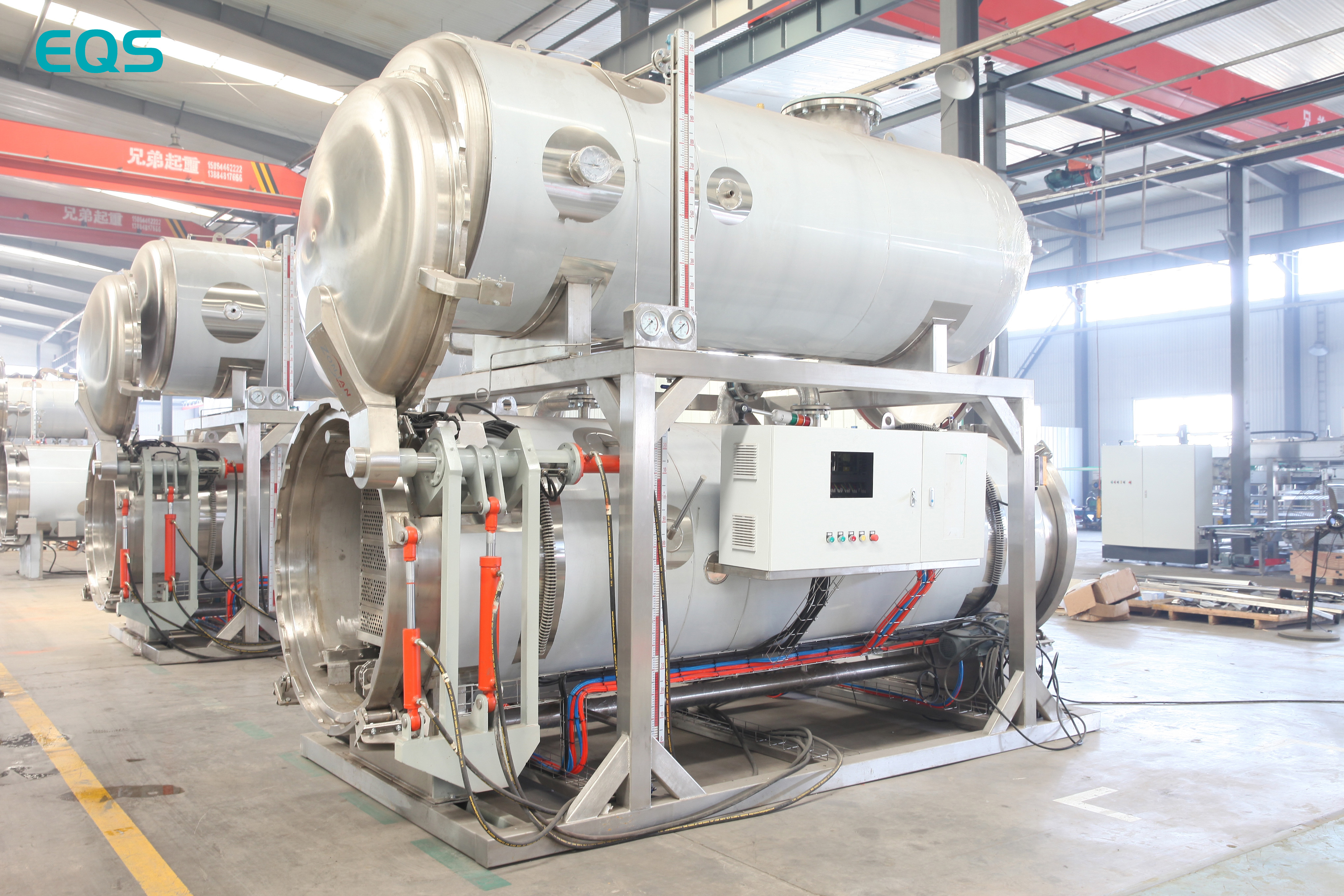 Máquina de esterilización de alimentos por inmersión en agua, equipo de esterilización, uso de carne/verduras/leche