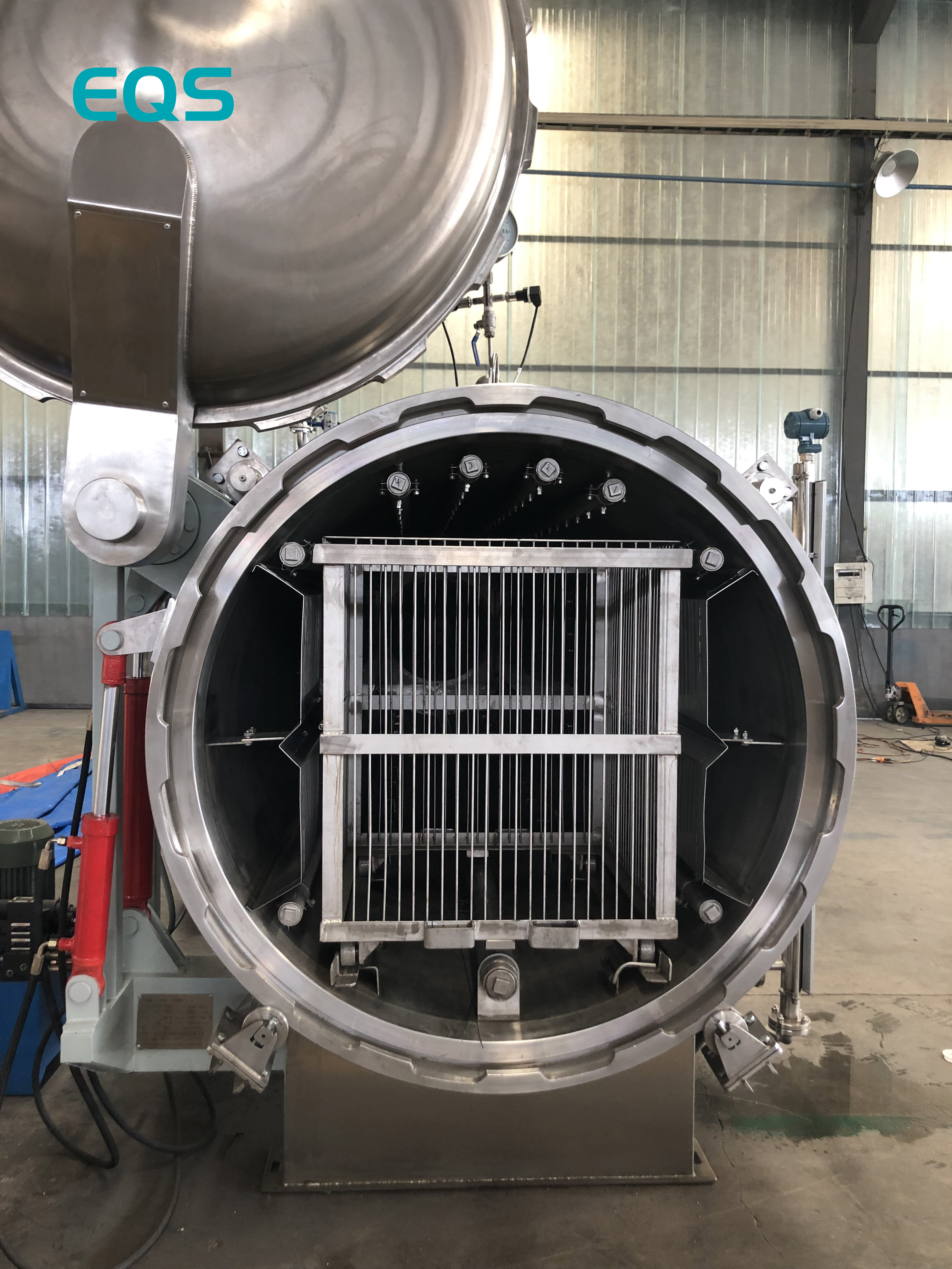 Autoclave de vapor y aire para latas de metal para alimentos